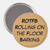 床の転がバーキングマグネット上のROTFB マグネット (正面/裏面)