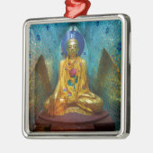 床の間のブッ華美ダ メタルオーナメント (左)