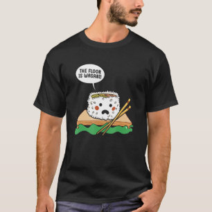 床はわさび食日本の物寿司 Tシャツ