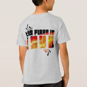 床は溶岩だ Tシャツ (裏面)