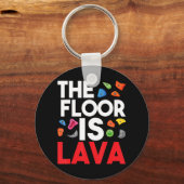 床は溶岩の岩の壁のクライマーロックCl キーホルダー (正面)