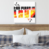 床は溶岩 キャンバスプリント (インサイチュ (寝室))