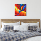 床は溶岩 キャンバスプリント (インサイチュ (寝室))