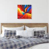 床は溶岩 キャンバスプリント (インサイチュ (寝室))