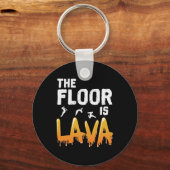 床は溶岩 キーホルダー (正面)