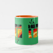 床は溶岩 ツートーンマグカップ (中央)