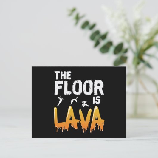 床は溶岩 ポストカード (スタンド正面)