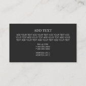 床を張られる名刺| 名刺 (裏面)