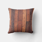 床パーケット模様の木材 クッション (裏面)