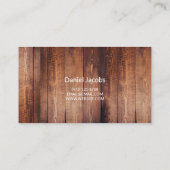 床フローリング設置会社の名刺 名刺 (裏面)