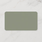 床屋のBASIC TEMPLATE BUSINESS CARD 名刺 (裏面)