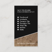 床張り-名刺 名刺 (裏面)