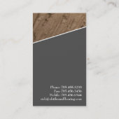 床張り-名刺 名刺 (裏面)