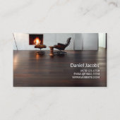 床材設置会社 名刺 (裏面)