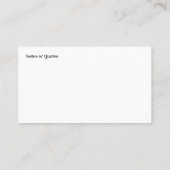 床清掃プロフェッショナルシンプル名刺 名刺 (裏面)