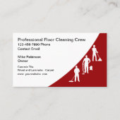 床清掃プロフェッショナルシンプル名刺 名刺 (正面)