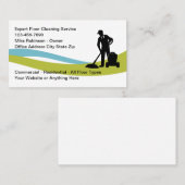 床清掃及び床材 名刺 (正面/裏面)