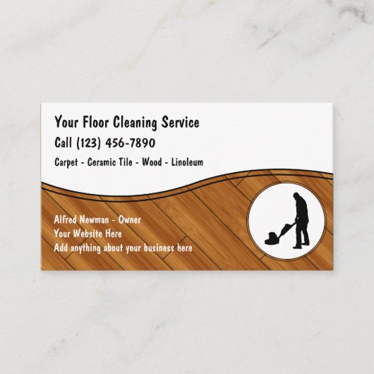 床清掃用名刺 名刺 (正面)