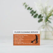 床清掃用名刺 名刺 (スタンド正面)