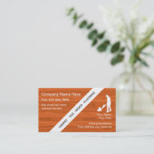 床清掃用名刺 名刺 (スタンド正面)