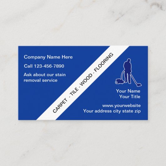 床清掃用名刺 名刺 (正面)