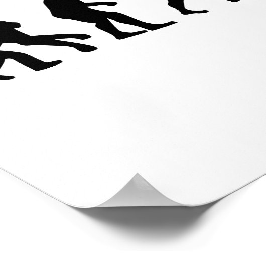 床球の進化 ポスター (角)