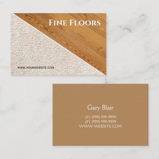 床設置建築事業 名刺 (正面/裏面)