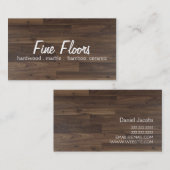 床設置用硬木大理石建築 名刺 (正面/裏面)