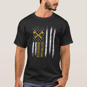 床設置請負業者床設備 Tシャツ