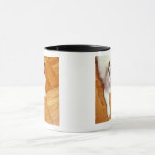 床、高い眺めのRagdoll猫 マグカップ (中央)