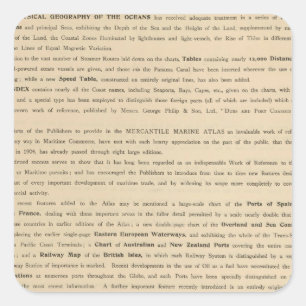 序文の新しい商業海兵隊員の地図書 スクエアシール