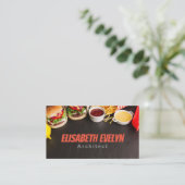 底にファストフードと宇宙 名刺 (スタンド正面)