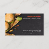 底にファストフードと宇宙 名刺 (裏面)