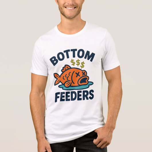 底に潜む者たち トライブレンドTシャツ (正面)