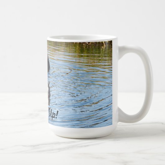 底はマグを持ち上げます コーヒーマグカップ (右)