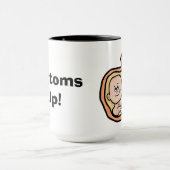 底は子宮のマグのベビーを持ち上げます --   それをカスタマイズ マグカップ (中央)