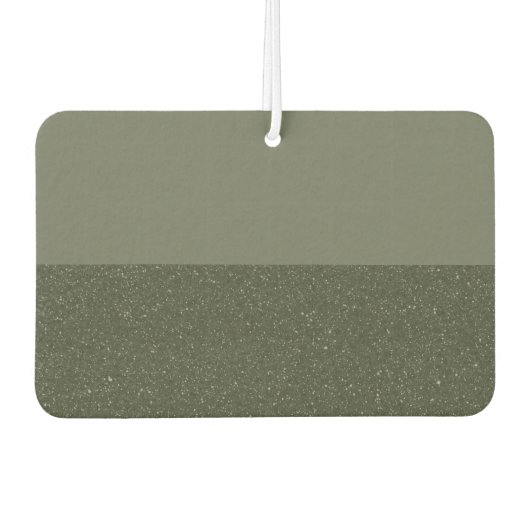 底グリッターモスエアフレッシュナー – カスタマイズ可能 カーエアーフレッシュナー (正面)