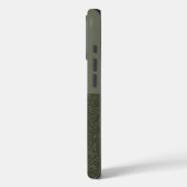 底グリッターモスグリーンiPhoneケースカスタマイズ-  Case-Mate iPhoneケース (裏面 / 左)