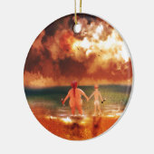 底 セラミックオーナメント (左)