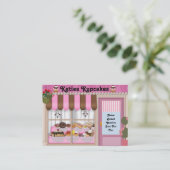 店のスタイルの名刺を焼いて下さい 名刺 (スタンド正面)