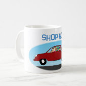 店のホツプのマグ コーヒーマグカップ (正面左)