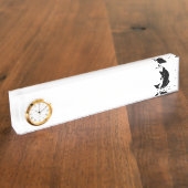 店の採取 デスクネームプレート (側面)