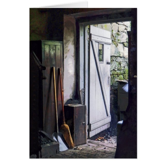 店の裏口 (正面)