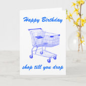 店は低下のバースデー・カード耕します カード (黄色い花)