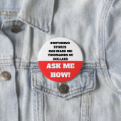 店を変えると何千ドルにもなる 缶バッジ (インサイチュ)