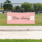 店ポップ・アートののピンク売り場  横断幕 (インサイチュ)