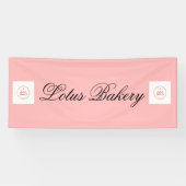 店ポップ・アートののピンク売り場 横断幕 (横)