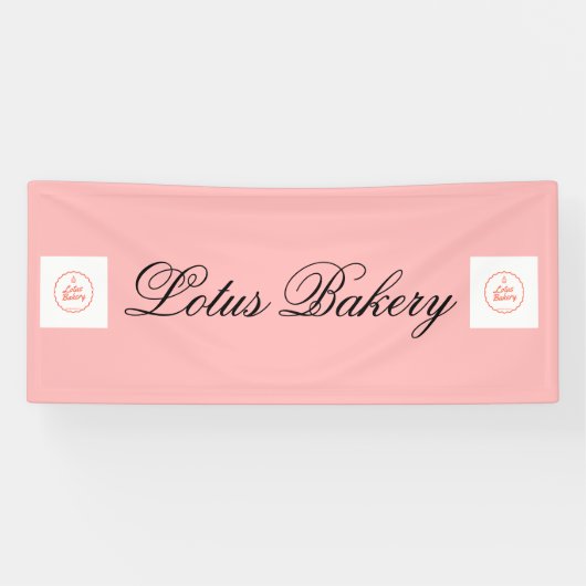 店ポップ・アートののピンク売り場  横断幕 (横)