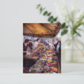 店先 – オープンエア茶&スパイス市場 ポストカード (スタンド正面)