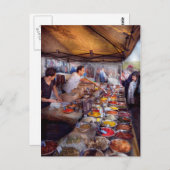 店先 – オープンエア茶&スパイス市場 ポストカード (正面/裏面)